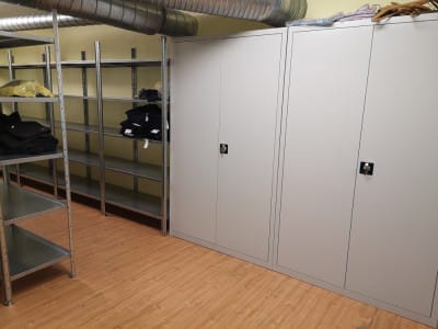 Innredning av garderober og lagerrom for firmaet "Pasažieru vilciens" 12
